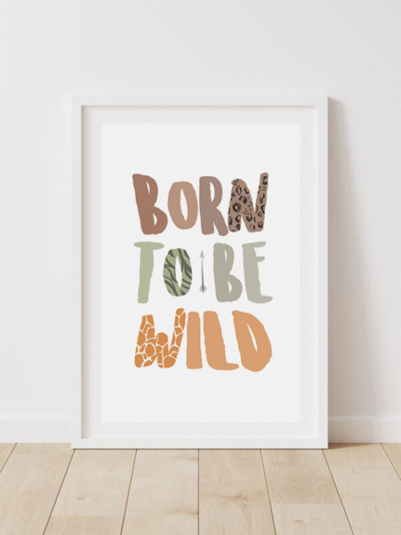 Affisch set Born to be wild