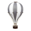 Luftballong - Mörkgrå/vit - Large 50 cm