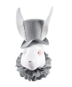 Djurhuvud Rabbit - Graphite Hatt