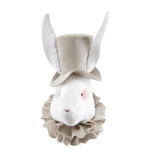 Djurhuvud kanin - Beige hatt